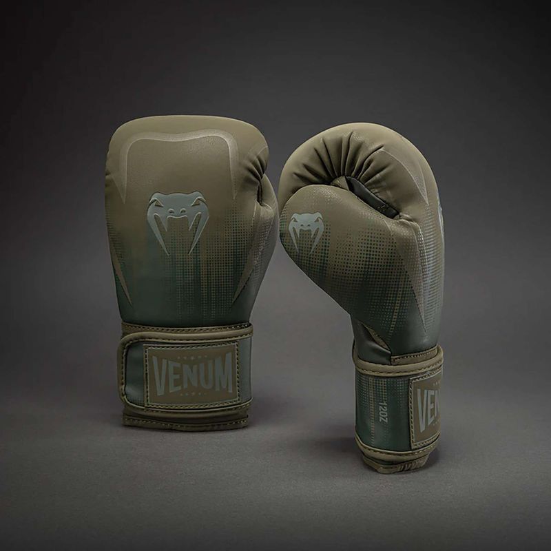 Guantoni da boxe Venum Stealth Boxing khaki/dark green 2