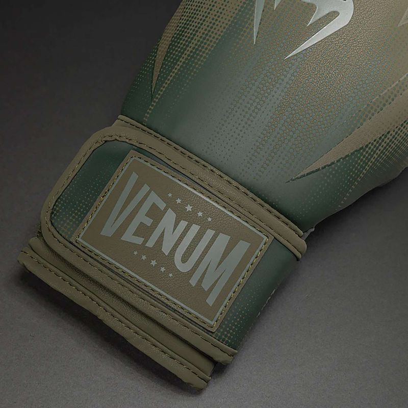 Guantoni da boxe Venum Stealth Boxing khaki/dark green 3
