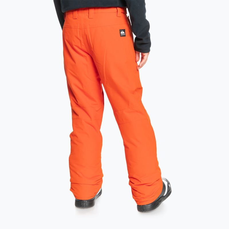Pantaloni da snowboard per bambini Quiksilver Estate in purea di zucca 3