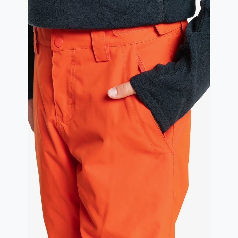 Pantaloni da snowboard per bambini Quiksilver Estate in purea di zucca 5