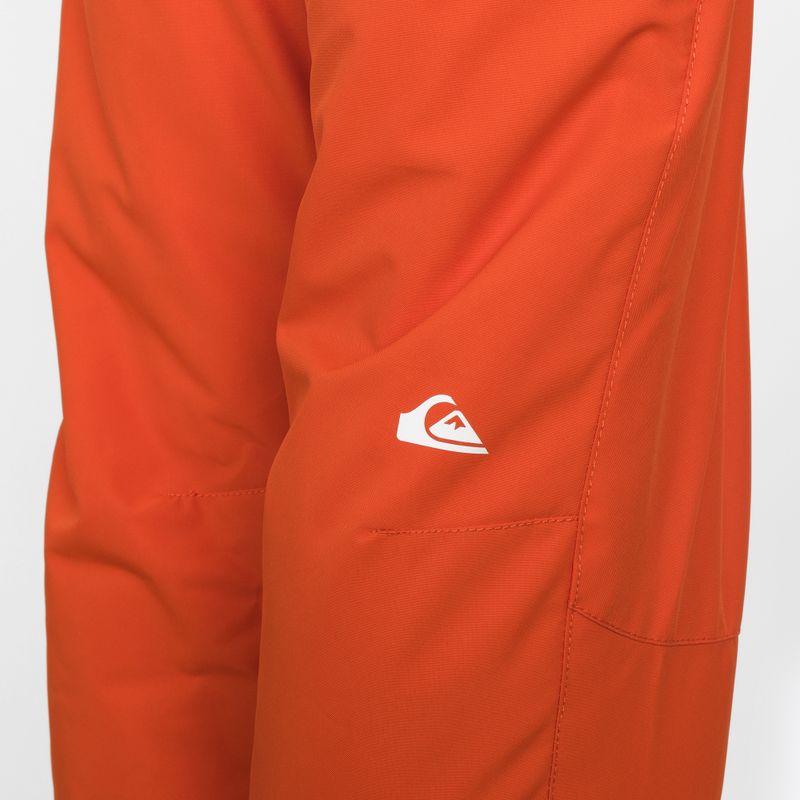 Pantaloni da snowboard per bambini Quiksilver Estate in purea di zucca 9