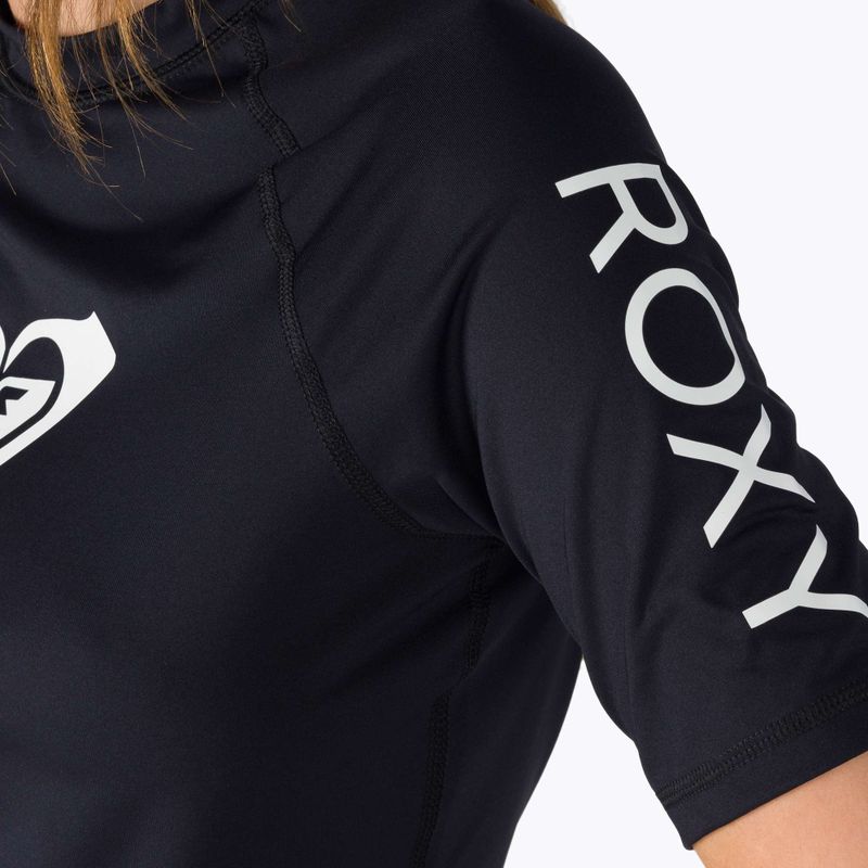 Maglietta da bagno donna ROXY Whole Hearted antracite 4