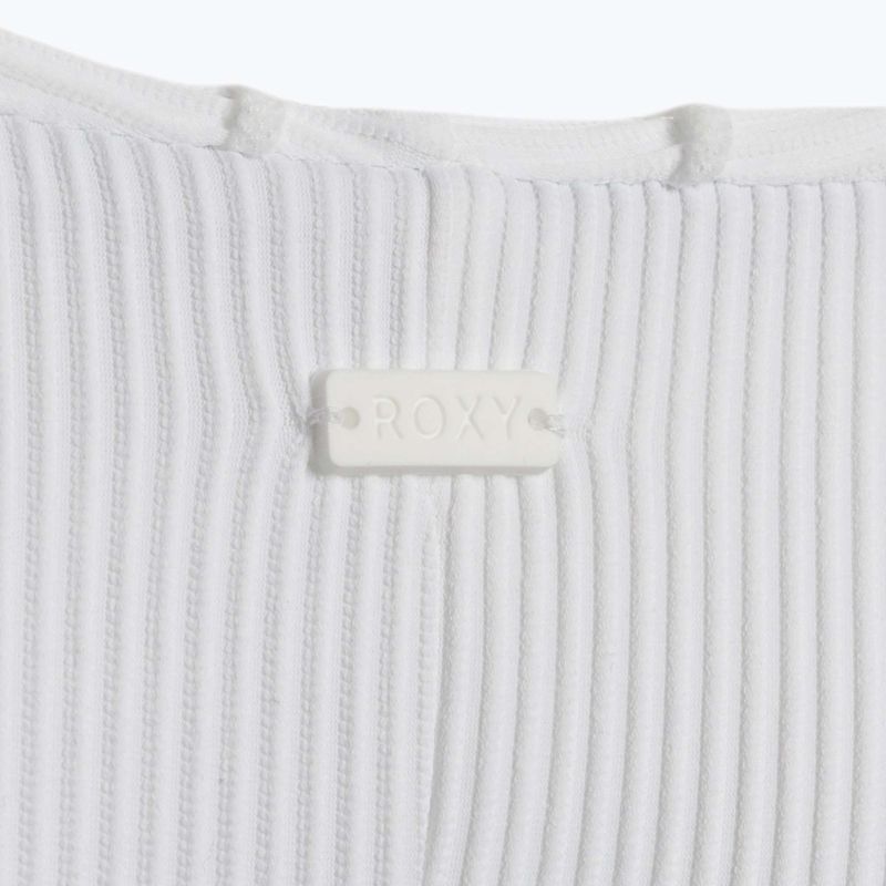 ROXY Love The Baja - slip del costume da bagno bianco brillante 3