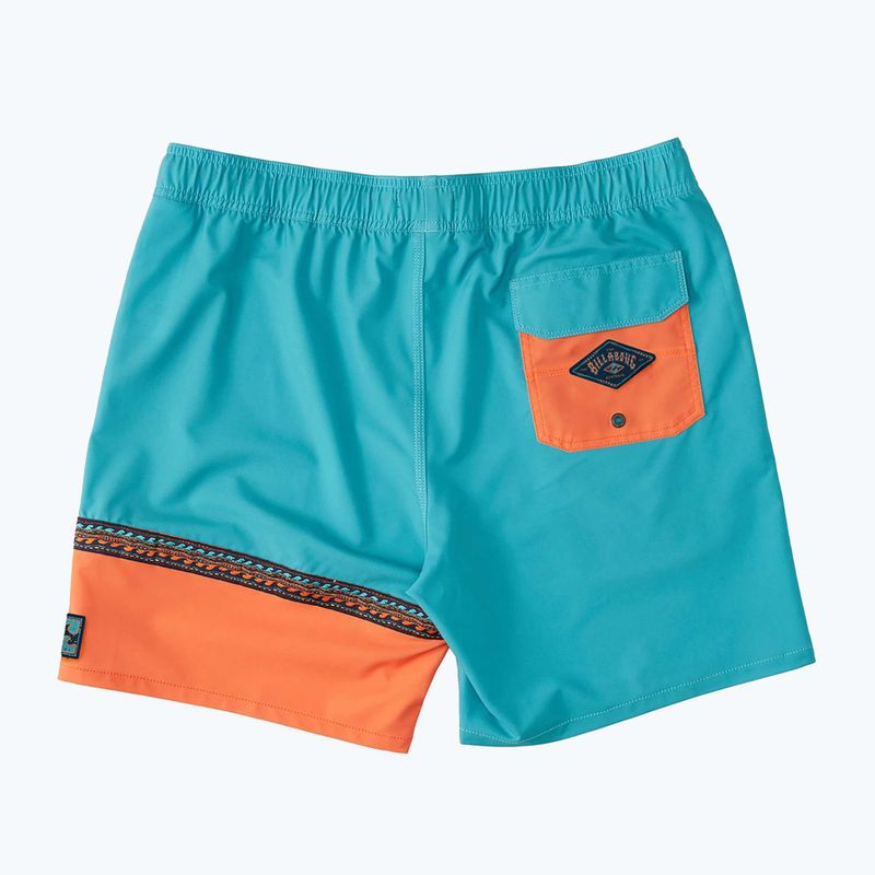 Pantaloncini da bagno Billabong Burleigh Layback da uomo, acqua 4