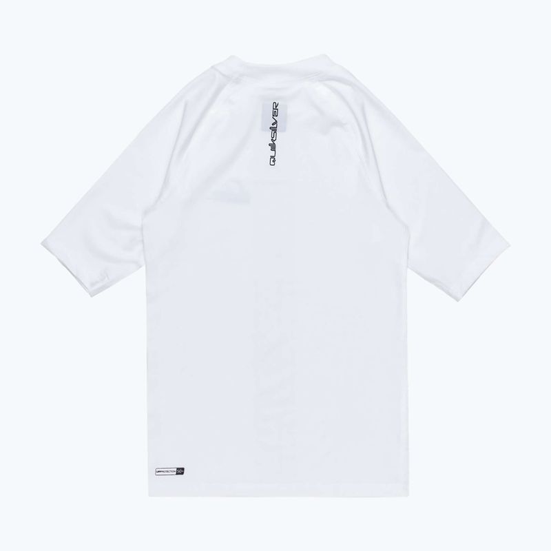 Quiksilver Everyday UPF50 maglia da bagno junior bianca 2