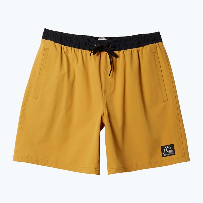 Pantaloncini da bagno Quiksilver Original Straight 17 senape da uomo 5