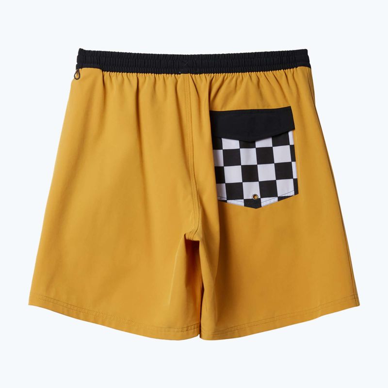 Pantaloncini da bagno Quiksilver Original Straight 17 senape da uomo 6