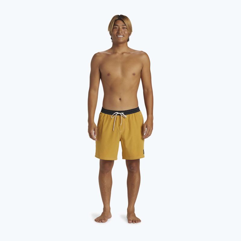 Pantaloncini da bagno Quiksilver Original Straight 17 senape da uomo 2
