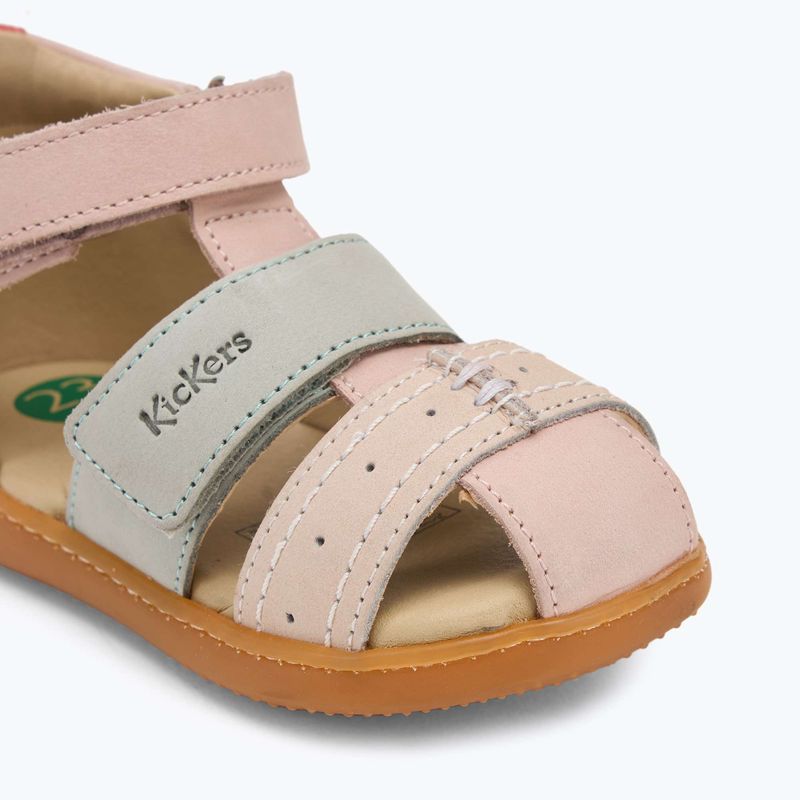 Sandali per bambini Kickers Kick Bazar rosa chiaro/multicolore 7