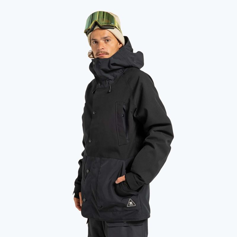 Giacca da snowboard da uomo DC Tundra nero 4