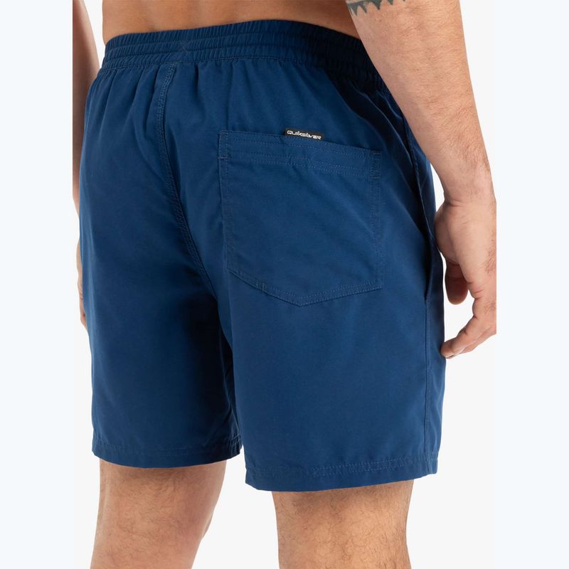 Pantaloncini da bagno Quiksilver Everyday Vert Volley 16" estate uomo blu 6