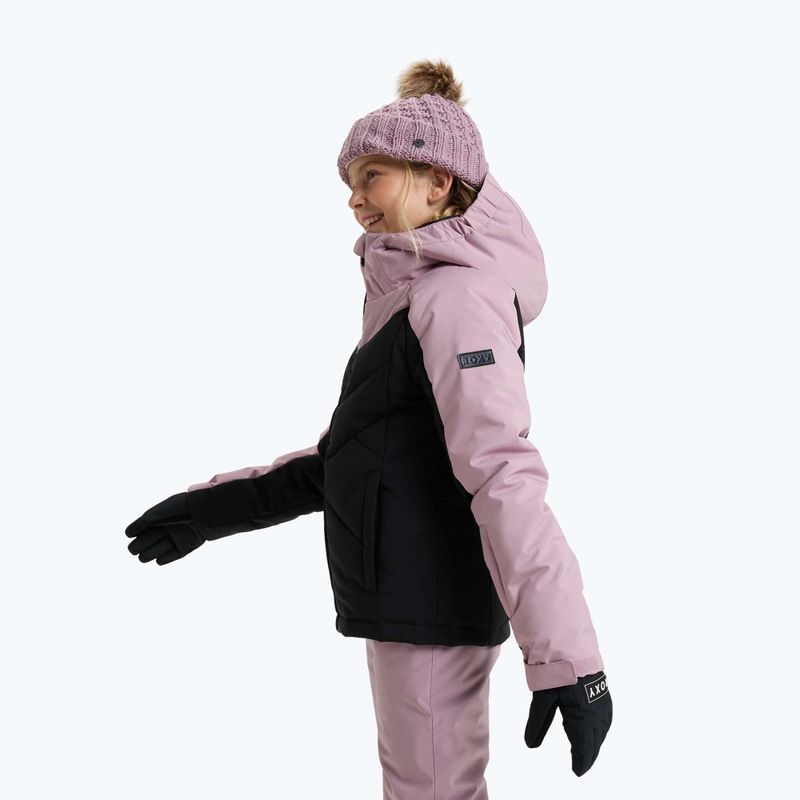 Giacca da snowboard bambino ROXY Snowsylva true black 4