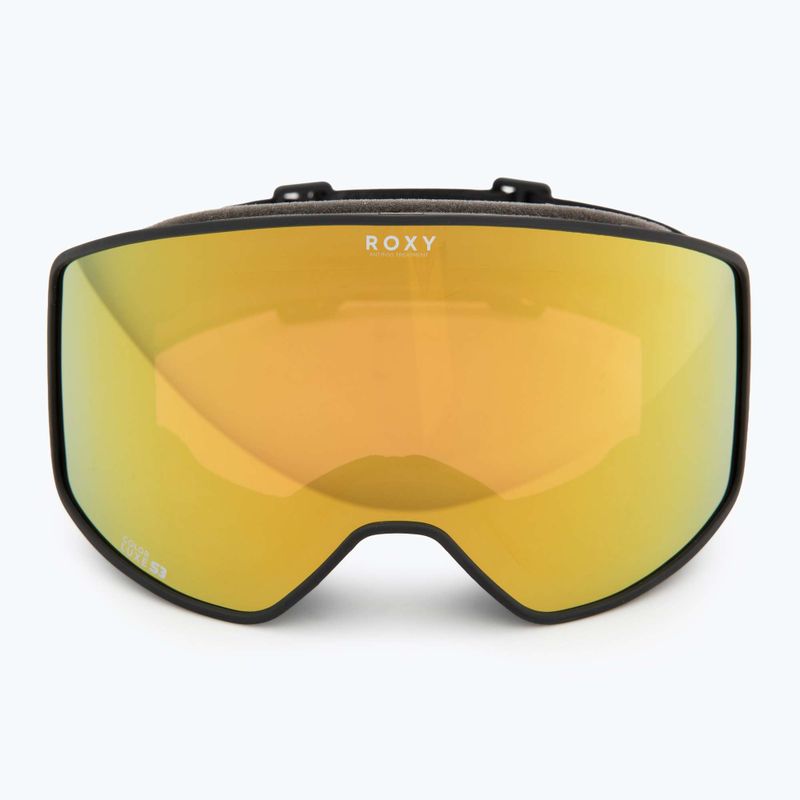 Maschera da snowboard donna ROXY Storm W black/clux ml pink gold 2