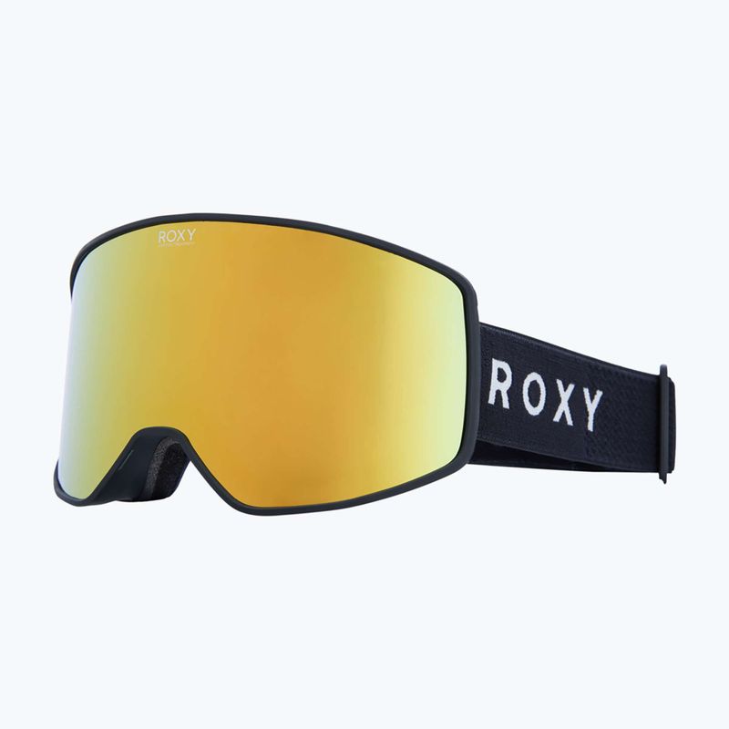 Maschera da snowboard donna ROXY Storm W black/clux ml pink gold 5