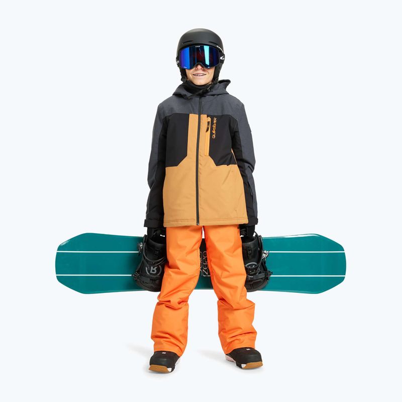 Pantaloni da snowboard per bambini Quiksilver Estate orange peel 2