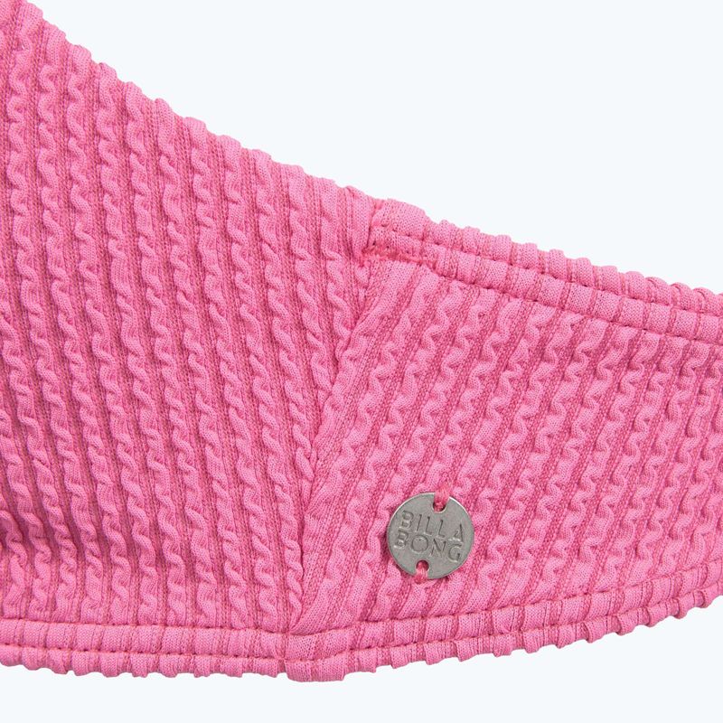Parte superiore del costume da bagno Billabong Summer High V Bralette guava 3