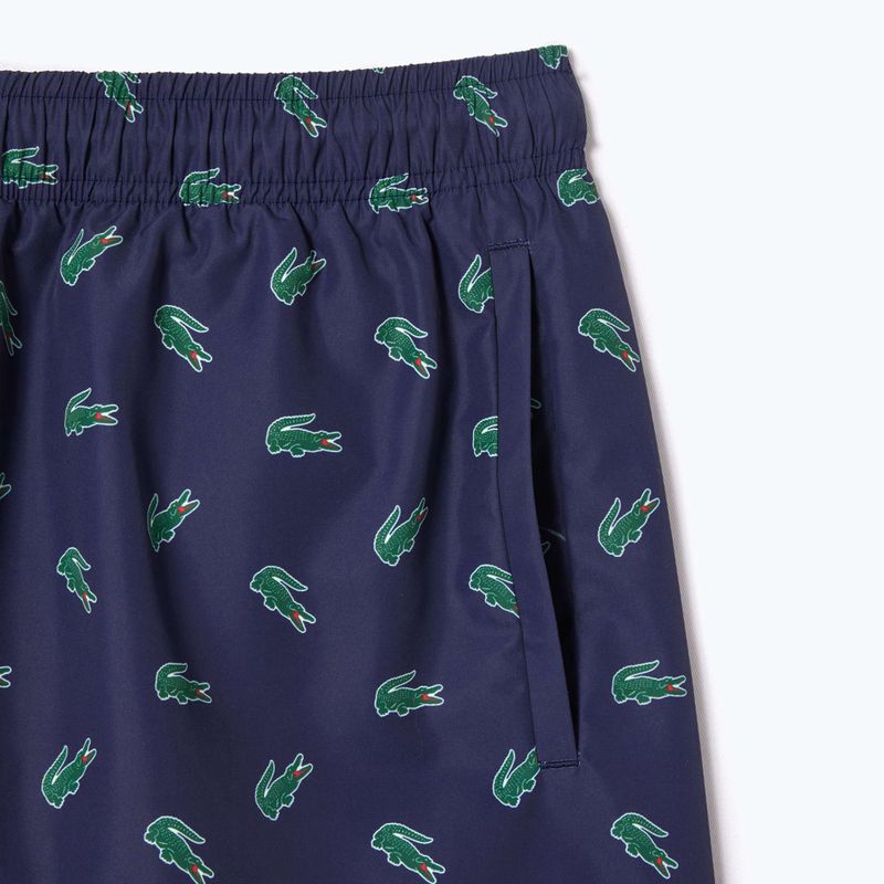 Pantaloncini da bagno Lacoste da uomo MH7188 blu navy/multico 7