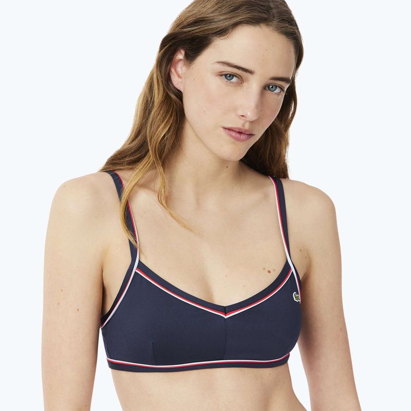 Top costume da bagno Lacoste MF9993 blu marino/grillo granata 4