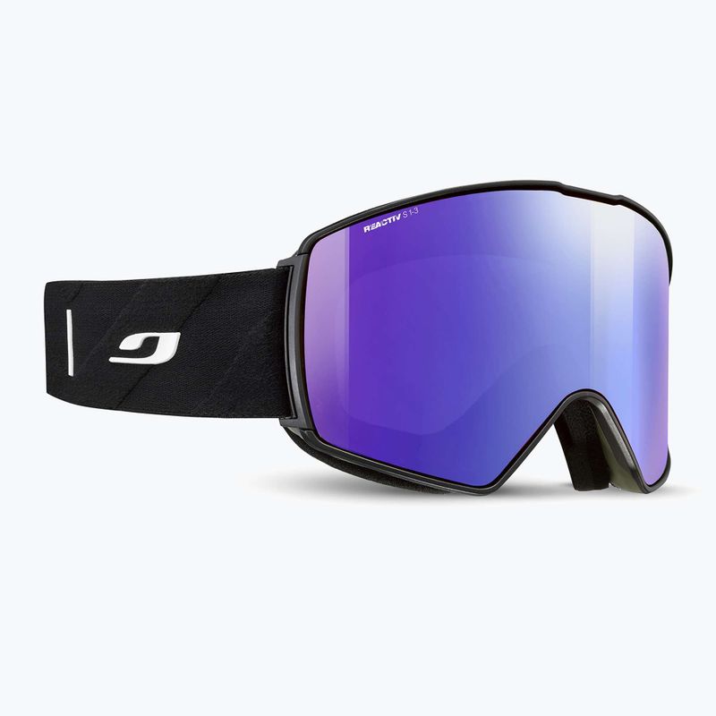 Maschera da sci Julbo Launcher Reactiv High Contrast black/flash blue 5