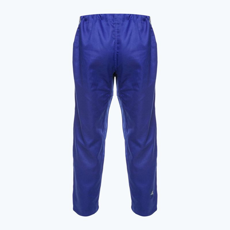 GI per il jiu-jitsu brasiliano adidas Rookie blu/grigio 5