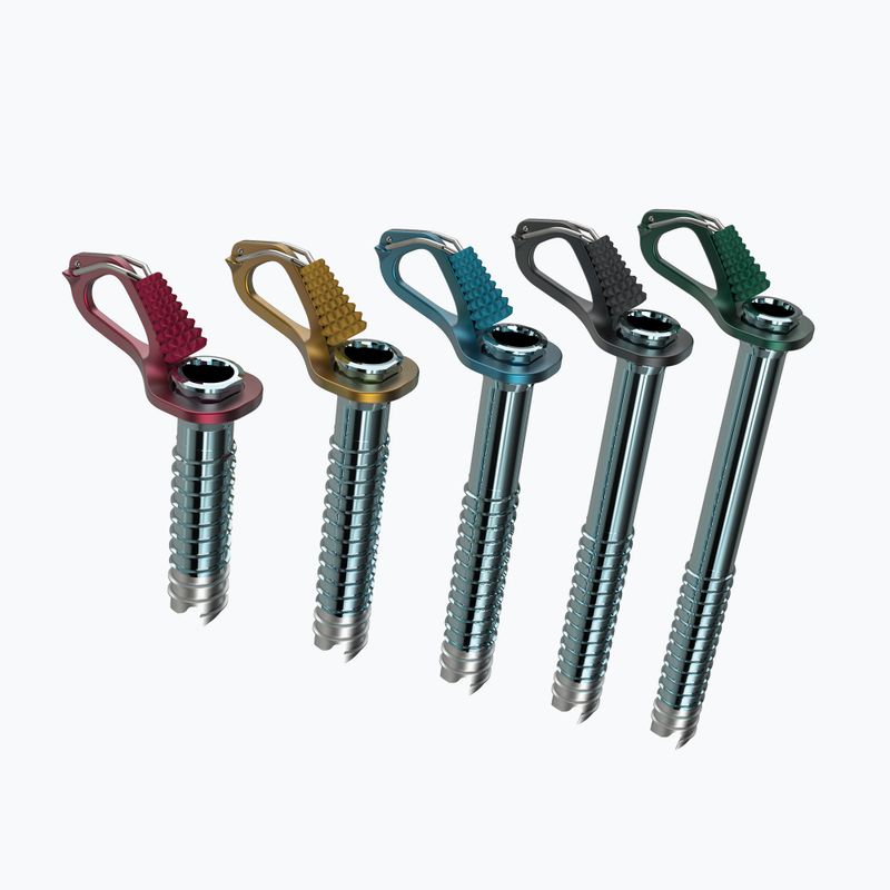 BLUE ICE Aero Lite Ice Screw verde 2
