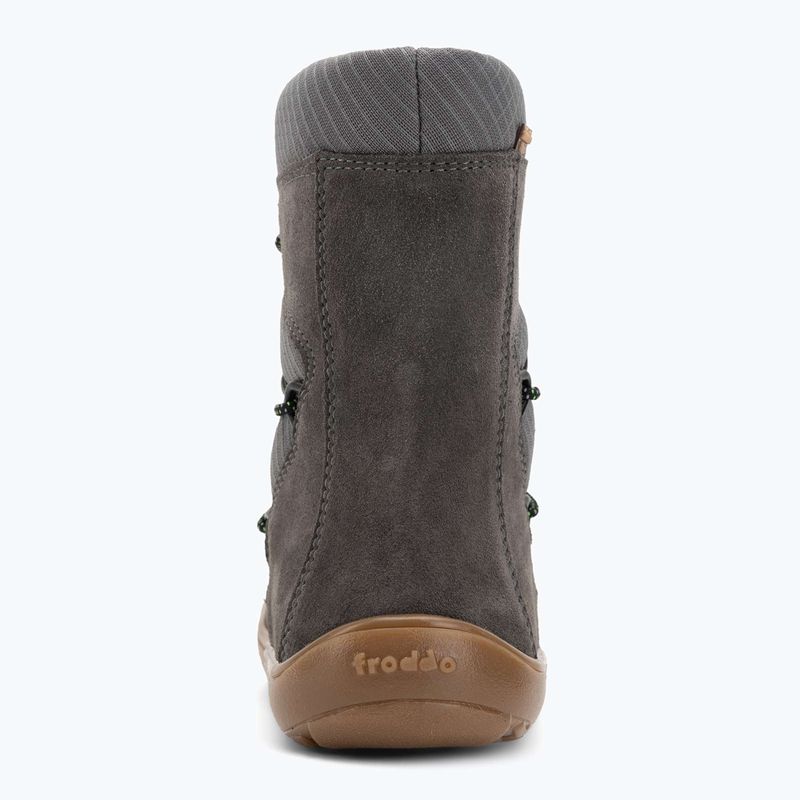 stivali da neve Froddo Tex Track Wool grigio per bambini a piedi nudi 6