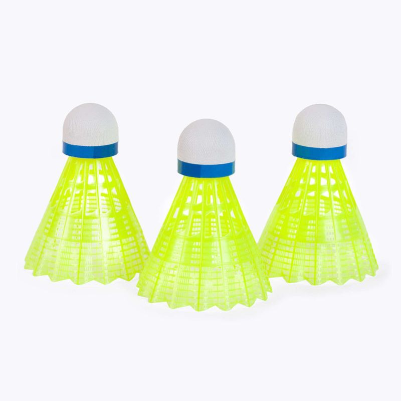Volani Sunflex in nylon per badminton 3XY 3 pezzi giallo 53559 2