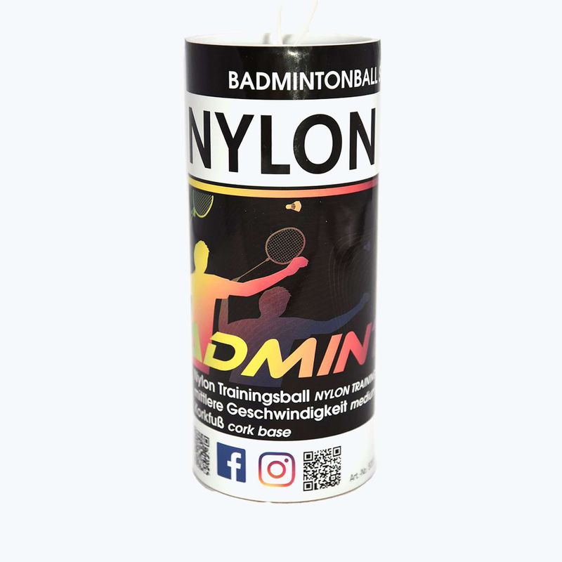 Volani Sunflex in nylon per badminton 3XY 3 pezzi giallo 53559 4