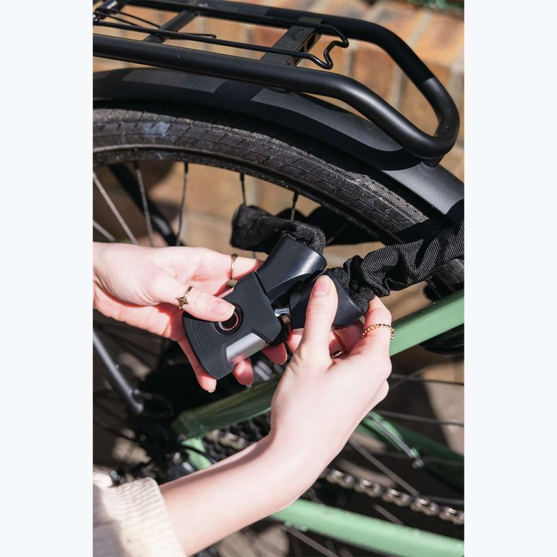 ABUS Lock Lucchetto a catena per bicicletta 7807F/110 nero 4