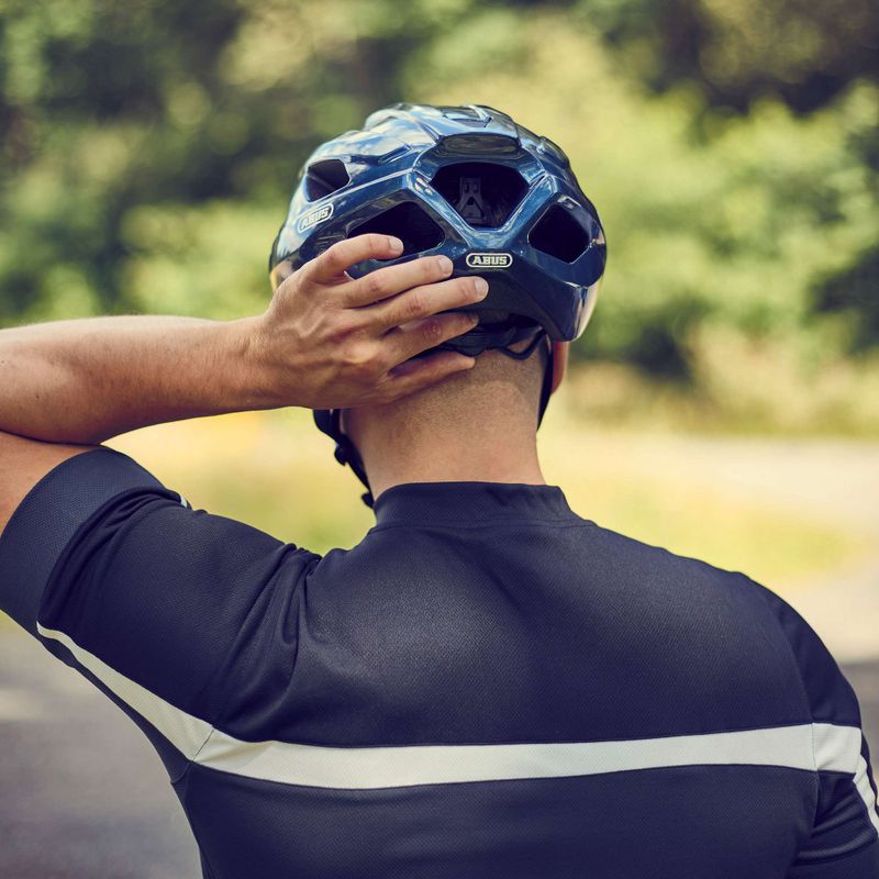 Casco da bicicletta ABUS Macator blu notte 7