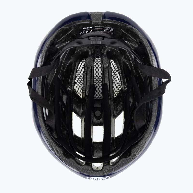 Casco da bicicletta ABUS AirBreaker Movistar Team 24 blu/giallo/bianco 5