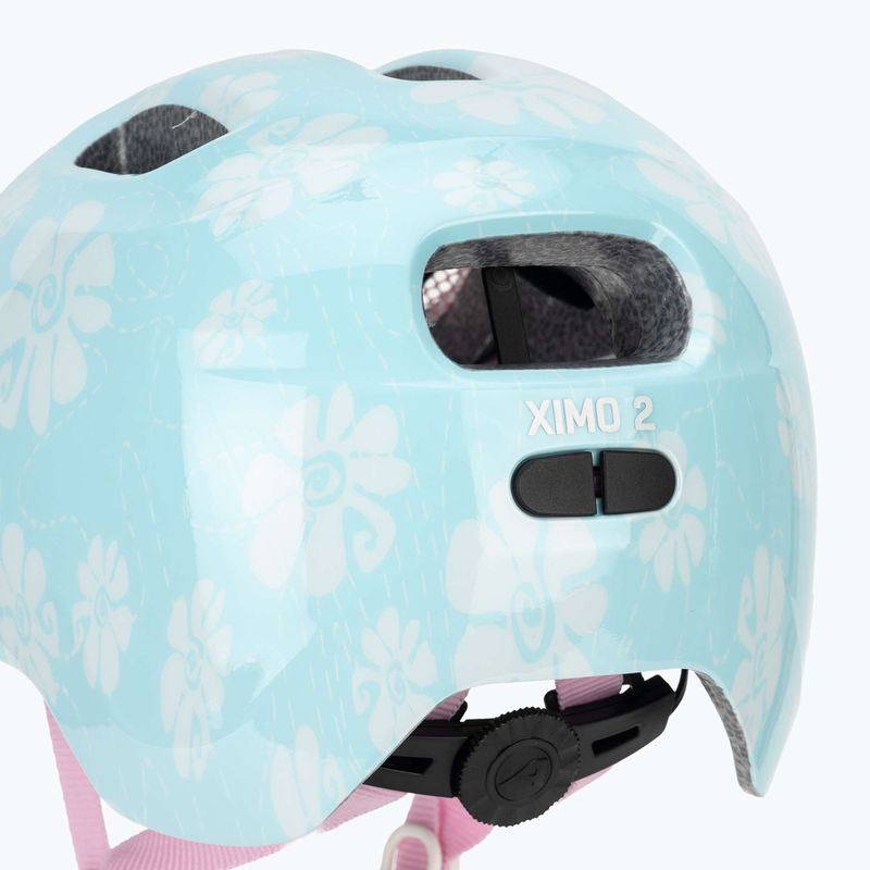 Casco da bici per bambini Alpina Ximo 2 Jr aqua rose flower gloss 7