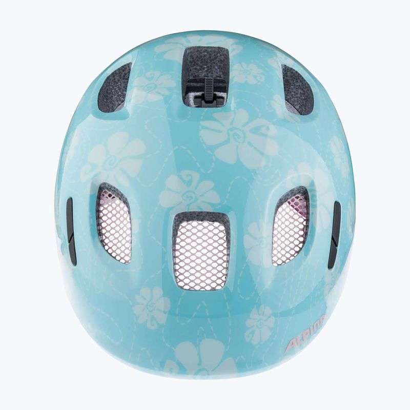 Casco da bici per bambini Alpina Ximo 2 Jr aqua rose flower gloss 12