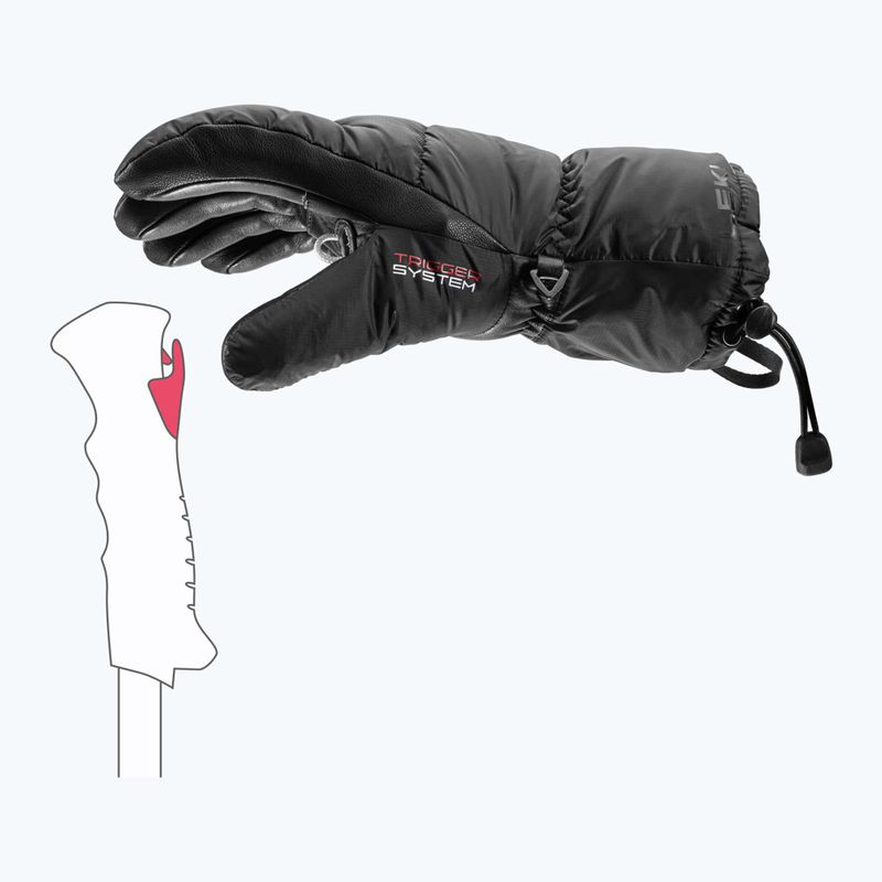 Guanti da sci donna LEKI Glace 3D Women black 5