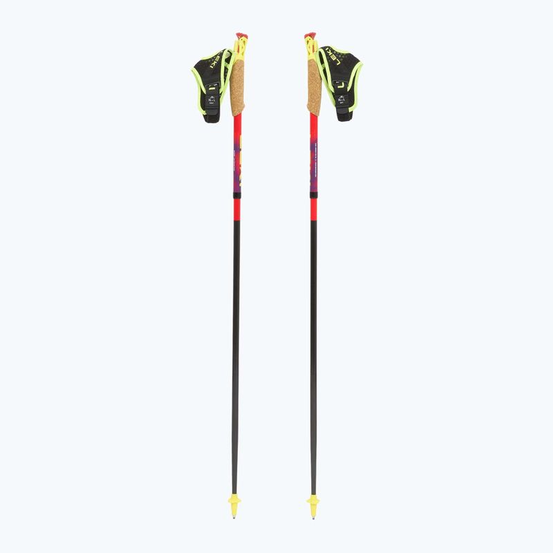 Bastoncini da trekking LEKI Ultatrail FX.One red/purple 5