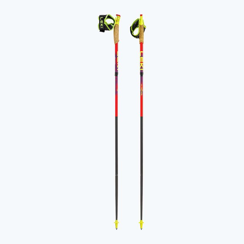 Bastoncini da trekking LEKI Ultatrail FX.One red/purple 8