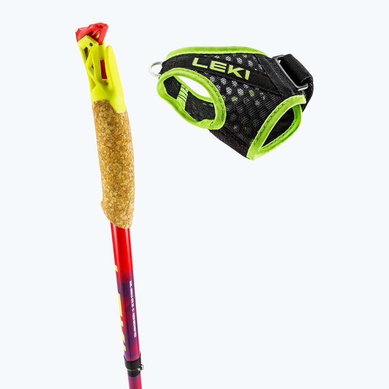 Bastoncini da trekking LEKI Ultatrail FX.One red/purple 11