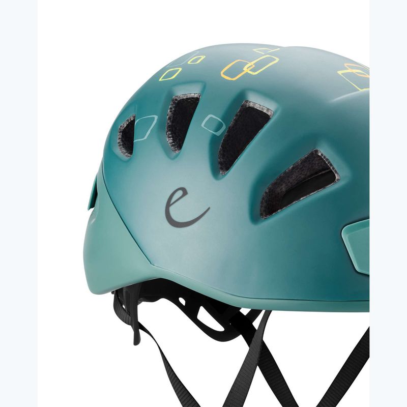 EDELRID Shield II casco da arrampicata per bambini giada/petrol 3