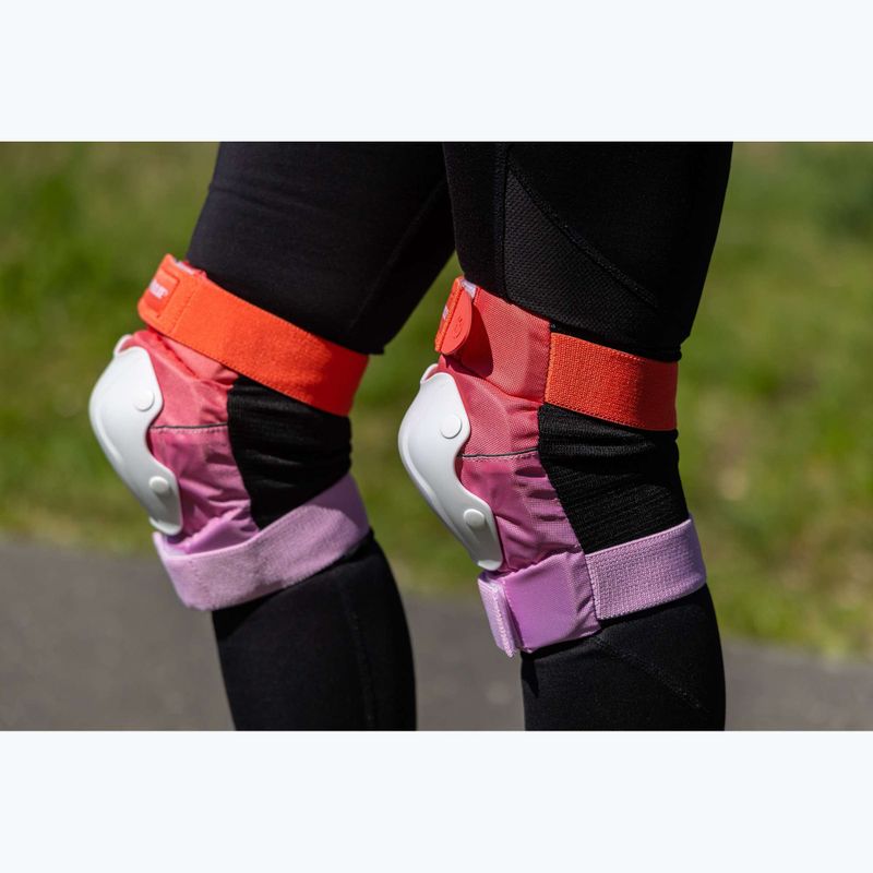 Set di protezioni Powerslide Standard Set red/pink 7