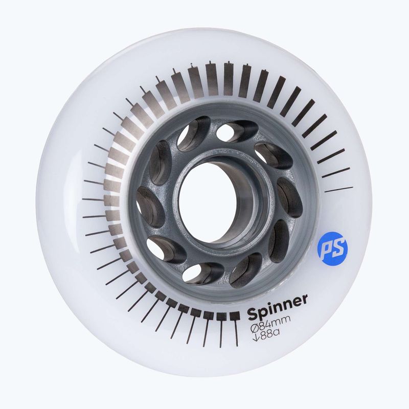 Ruote per pattini in linea Powerslide Spinner 84 mm/88A 4 pcs. white 2