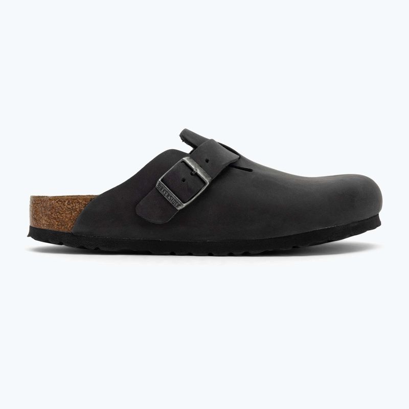 BIRKENSTOCK Boston LEOI infradito nere strette 2
