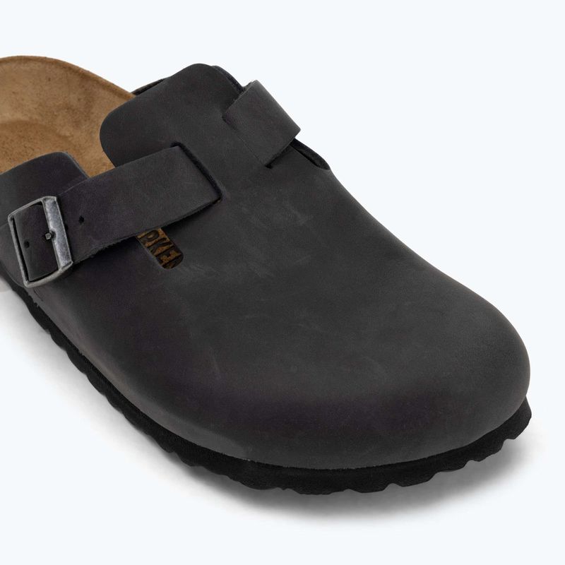 BIRKENSTOCK Boston LEOI infradito nere strette 7