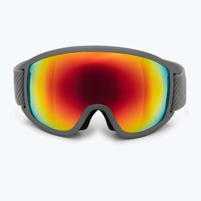 Maschera da sci UVEX Topic rhino matte/mirror rainbow rose 2