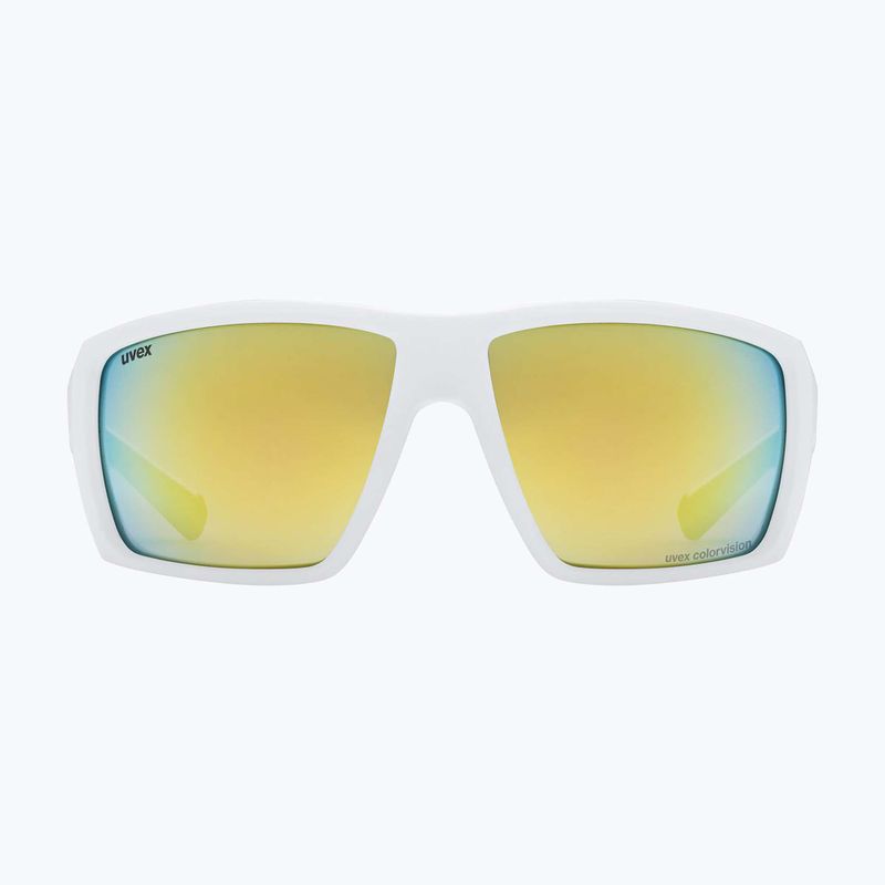 Occhiali da sole UVEX Mtn Venture CV white matte/mirror gold 2