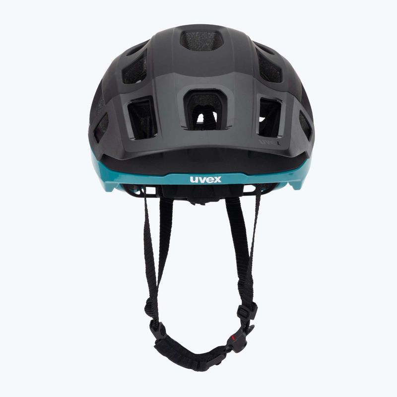 Casco da bici UVEX React nero/teal opaco 2