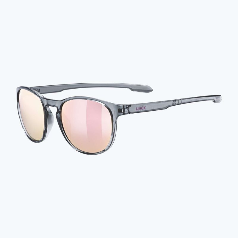 Occhiali da sole UVEX LGL 53 fumo/rosa specchiante 5