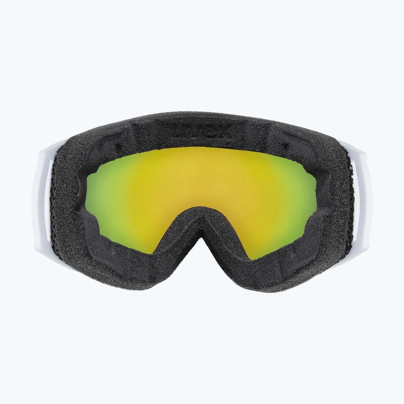 Maschera da sci UVEX Victorious S FM white matt/mirror orange 7