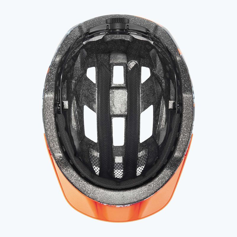Casco da bici per bambini UVEX Air Wing 2 papaya/bubble blue 12