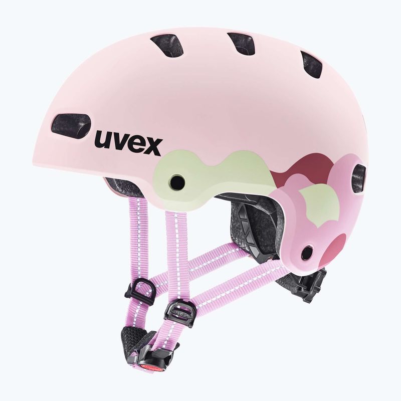 Casco per bambini UVEX Kid 4 Style strawberry/matcha matt 8