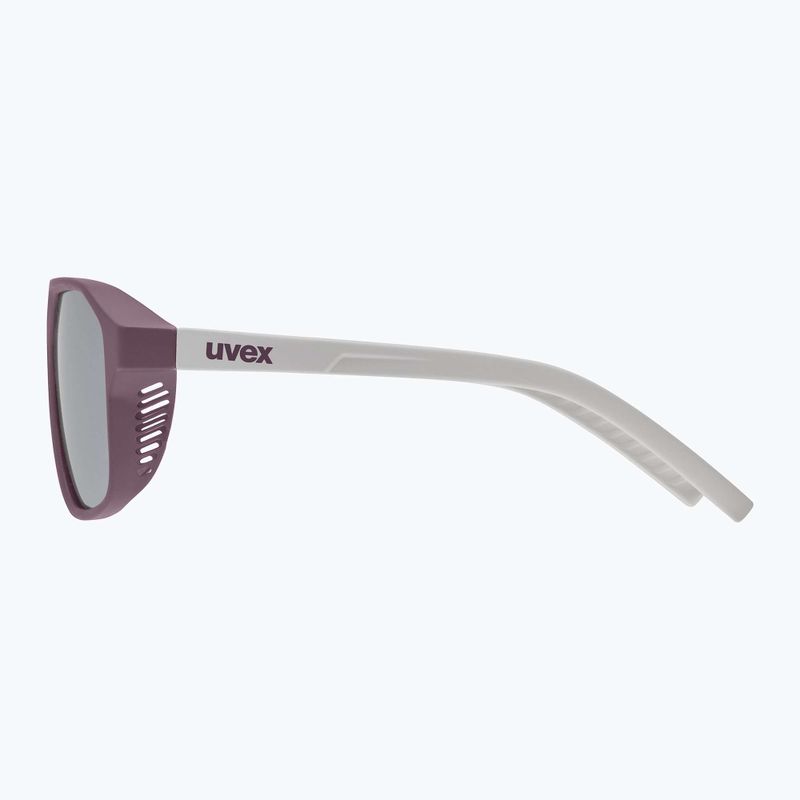Occhiali da sole per bambini UVEX Cosmic Jr cranberry/grey matt/mirror silver 5
